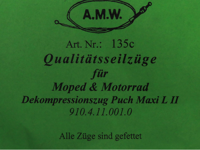 Bowdenzug Puch Maxi L2 Dekompressionszug A.M.W.  product